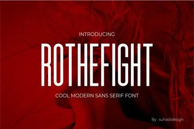 Rothefight branding sans serif font