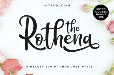 Rothena Script Font