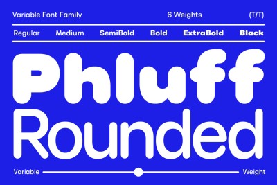 Round Sans Font Phluff