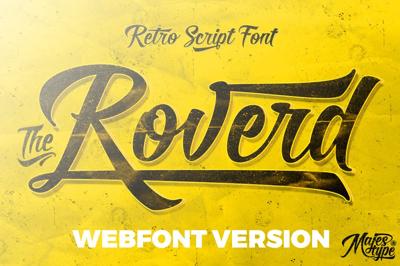 Roverd W+D - Vintage Retro Font Free Download