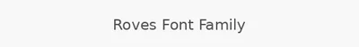 Roves Font Family