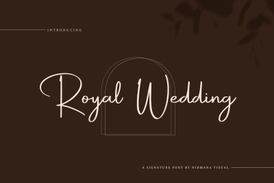 Royal Wedding - Logo Font