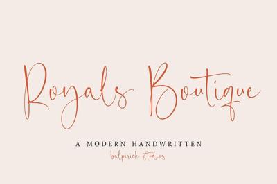 Royals Boutique Font Free Download