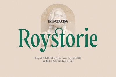 Roystorie Serif Family - 9 Fonts Free Download