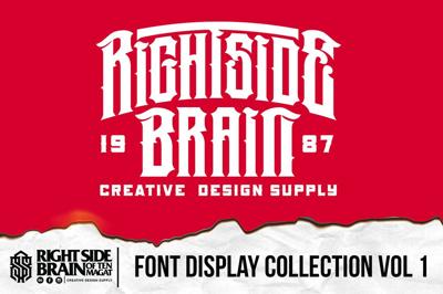 RSB - Font Display collection vol 1 Free Download