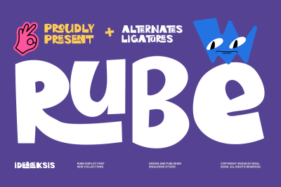 Rube - Display font