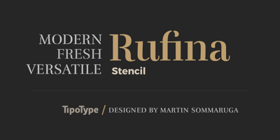 Rufina Stencil Free Download