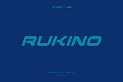 Rukino - Modern Display Typeface Free Download