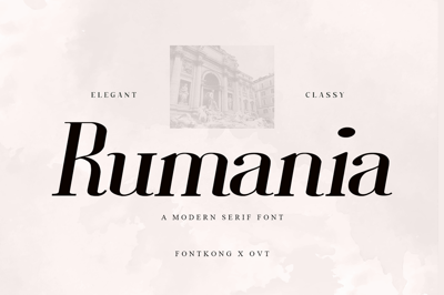 Rumania - Modern Serif Font Free Download