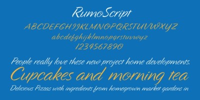 Rumo Script Font