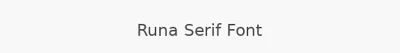 Runa Serif Font