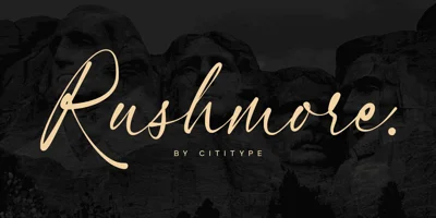 Rushmore Font