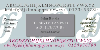 Ruskin Font