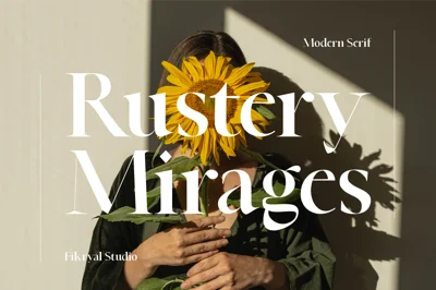 Rustery Mirage – Modern Serif Font