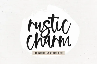 Rustic Charm | Farmhouse Font