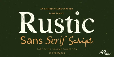 Rustic TC Font