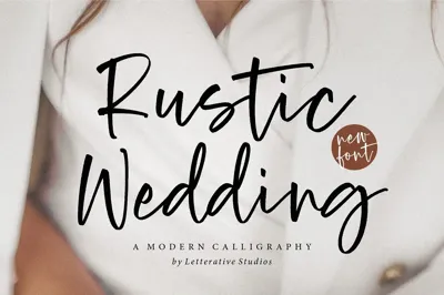 Rustic Wedding - Calligraphy Font Free Download