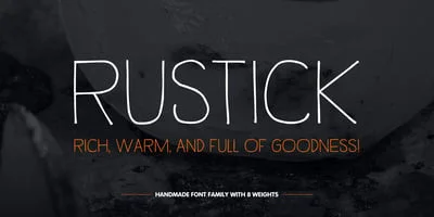 Rustick Font