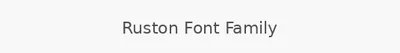 Ruston Font Family