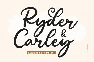 Ryder Carley - Script Font Free Download