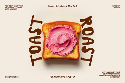 SA Toast Roast Funny Font Free Download