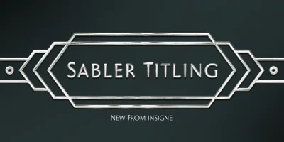 Sabler Titling Font