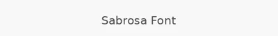 Sabrosa Font