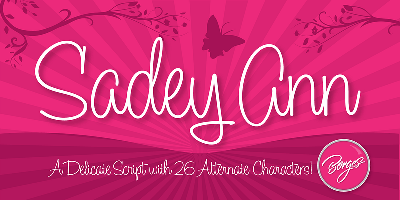 Sadey Ann Font Free Download