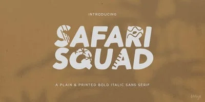 Safari Squad Font