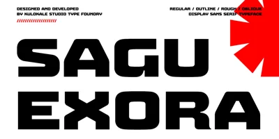 Sagu Exora Font