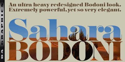 Sahara Bodoni Free Download