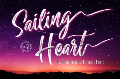 Sailing Heart Script Font