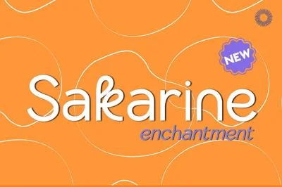Sakarine typeface - Sans Serif