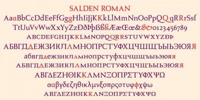 Salden Font