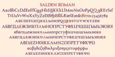 Salden Font