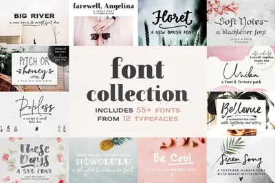 SALE! Font Collection Vol. 2 Free Download