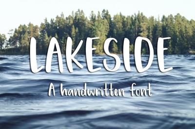 SALE - Lakeside Font Free Download