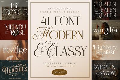 SALE! Modern & Classy Serif Font Free Download