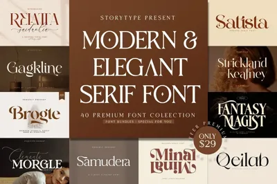 SALE! Modern & Elegant Serif Font Free Download