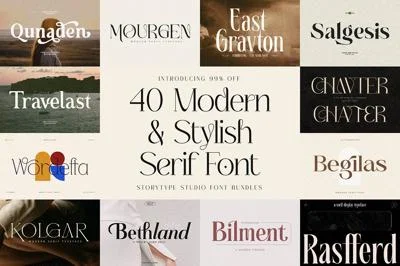 SALE! Modern & Stylish Serif Font