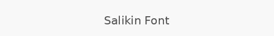 Salikin Font
