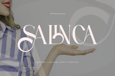 SALINCA Unique Serif Typeface Free Download