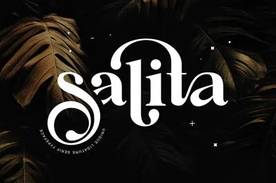 Salita Unique Ligature Serif Font