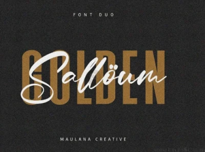 Salloum Golden Font Duo Font