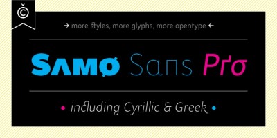 Samo Sans Pro Font