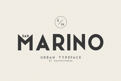 San Marino // Four Font Files