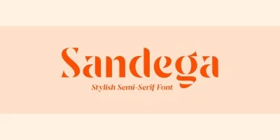 Sandega Font