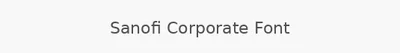 Sanofi Corporate Font