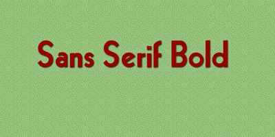 Sans Serif Bold Free Download