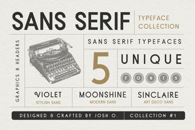 Sans Serif Typeface Collection Free Download